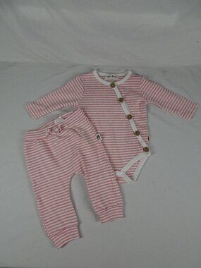 Rabbit + Bear by Emily and Oliver Baby Girl 2 Piece Set Size 3-6 Months